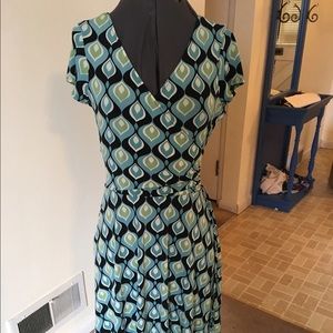 Teardrop Print Dress