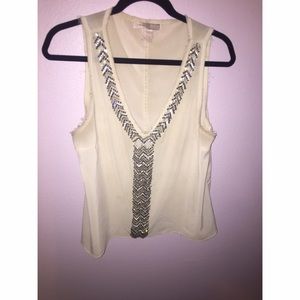 Sequined V-neck shirt 💎