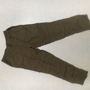 Army green pants