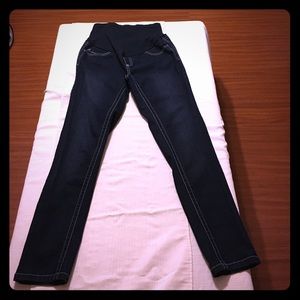 Maternity dark blue jeans