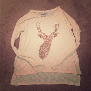 Sequin Deer detailed top