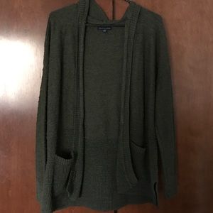 American Eagle cardigan with hood