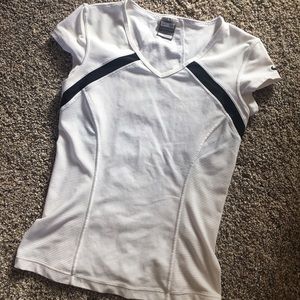 Nike Dri Fit White Golf/Tennis/Athletic Top