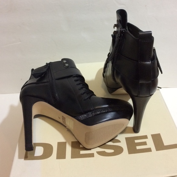 🔥SOLD🔥 DIESEL Melrose Adelaidey Leather Boot 7.5 - Picture 3 of 3