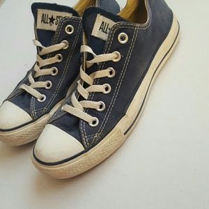 Navy Blue Converse All Star Sneakers