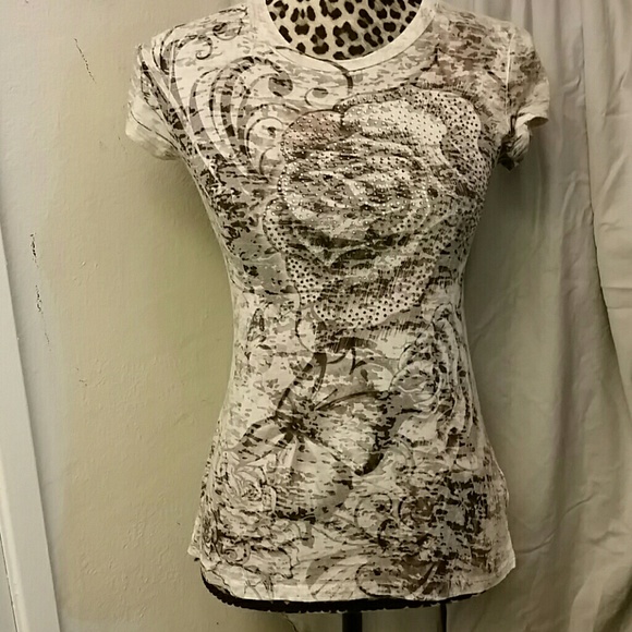 Bling burnout shirt