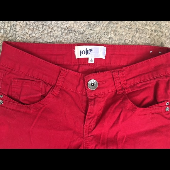 Jolt red skinny jeans ♥️