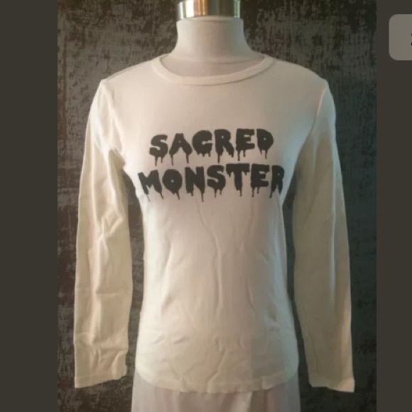 Alexa Chung for AG White Sacred Monster Top Large - Picture 4 of 4