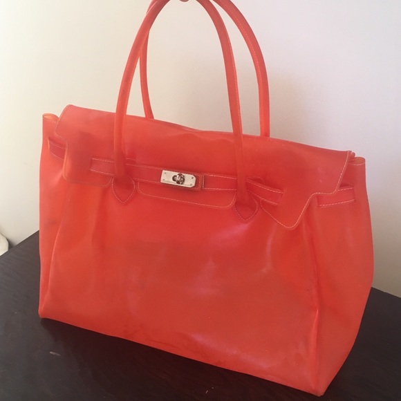 Hermes style Jelly Handbag