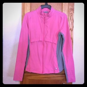 Workout, track, running jacket, pink Size L