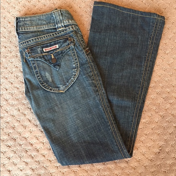 Hudson Signature Back Flap Pocket Jeans