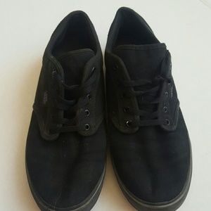 Solid Black Vans Skate shoes, hardly worn