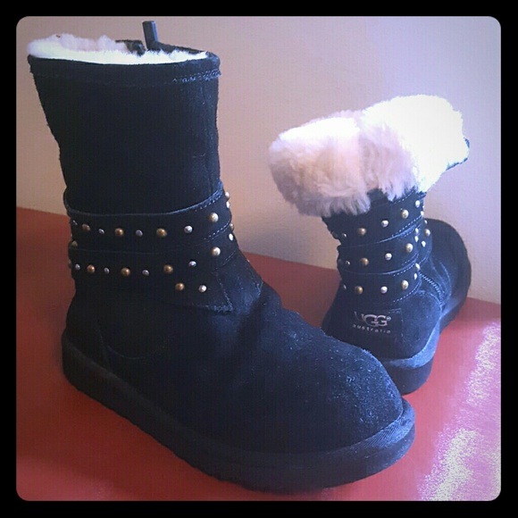 black studded ugg boots