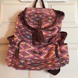 Tribal print backpack