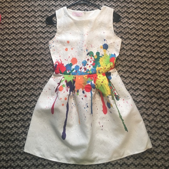 Paint Splatter Dress