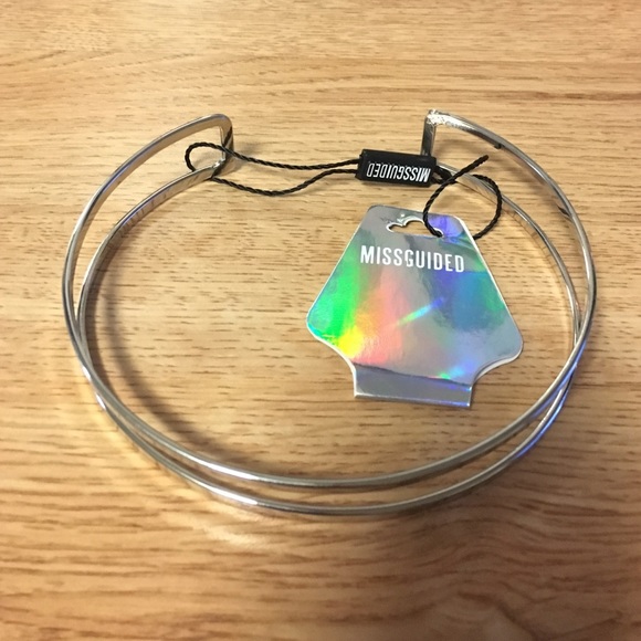 New Missguided silver choker