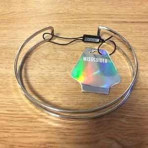 New Missguided silver choker
