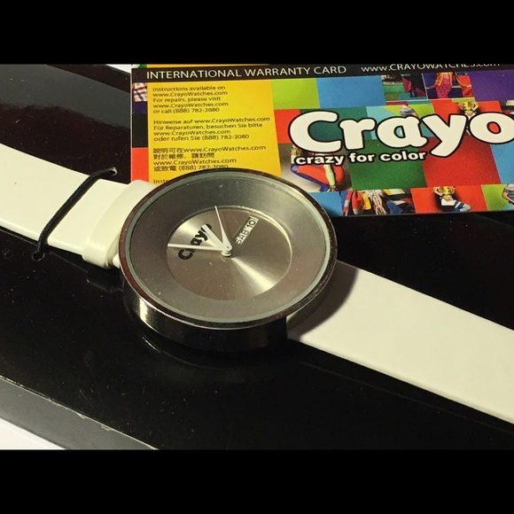 Crayo Cr0208 Button Watch - White