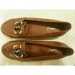 Cognac YSL Loafers / Smoking Slippers
