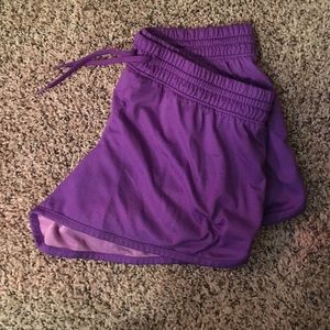 Purple shorts