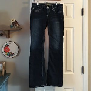 Big star jeans dark wash.
