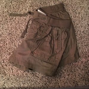 Hunter green shorts