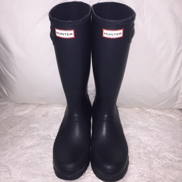 Hunter Rain Boots (Navy)