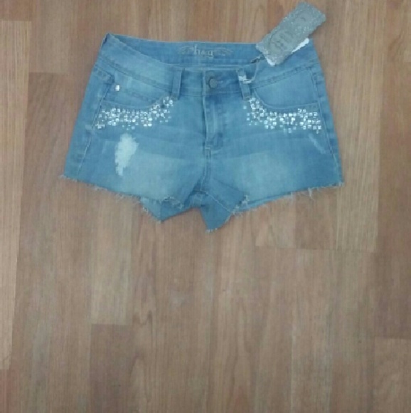 Rhinestone shorts