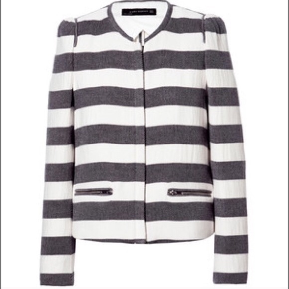 Zara black and white jacket