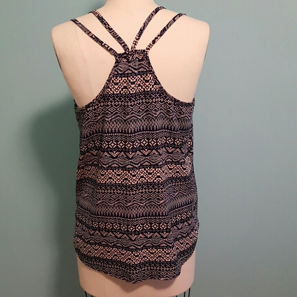 Pink Rose Patterned Tank - Picture 2 of 3