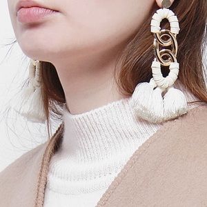 Loéil fringe earrings