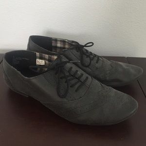 Xhilaration Grey Oxford Shoes