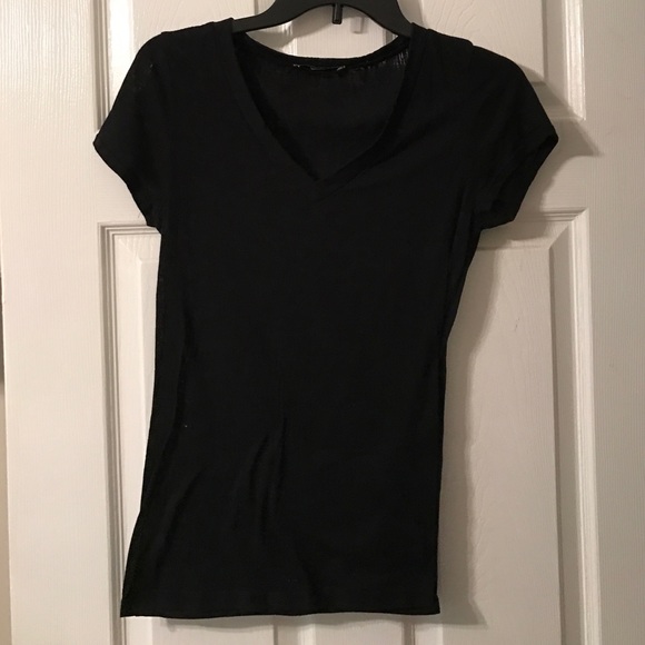 Black burnout Tee
