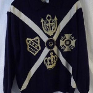 St. John Sportswear Dark Blue Sweater St. John Sportswear Dark Blue Sweater