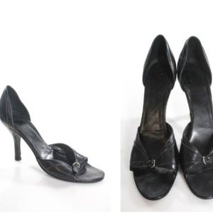 Coach Shoes - AUTH COACH BLACK LEATHER D'ORSAY PUMPS SZ 8.5 Coach Shoes - AUTH COACH BLACK LEATHER D'ORSAY PUMPS SZ 8.5