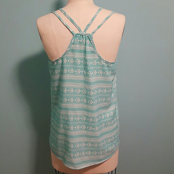 Pink Rose Patterned Tank - Picture 2 of 2