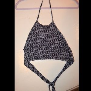 Paisley halter top