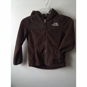 Girls The North Face fleece hoodie