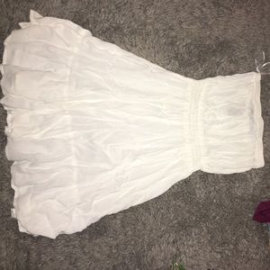 H&M Tube Top White Dress