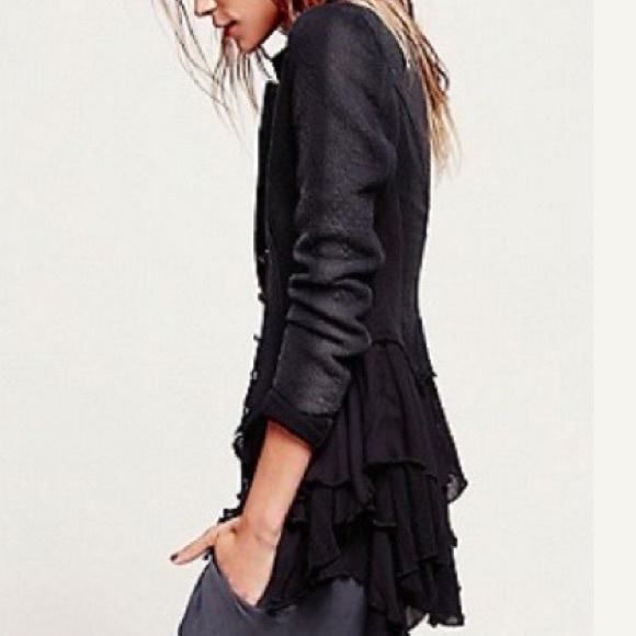 πISO SWAP SIZE Free People Ruffle Jacket - Picture 2 of 3