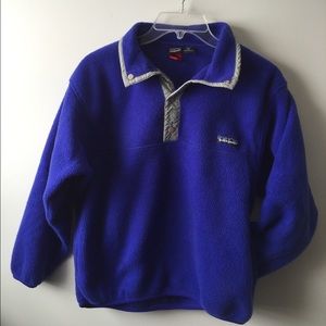 Kids Patagonia snap fleece