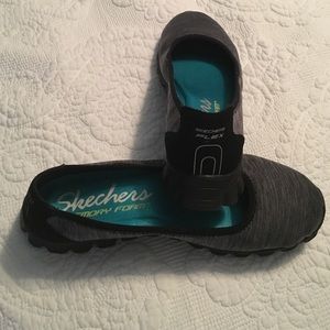 Sketchers Memory Foam Grey and Black Shoes