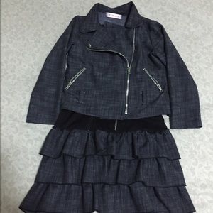 Girls dress and jacket set