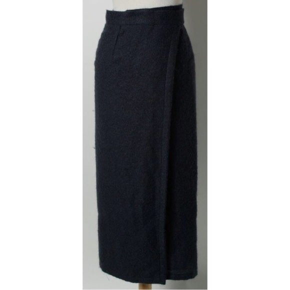 [SOLD] MaxMara Mohair Double Wrap Sarong Skirt - Picture 2 of 4