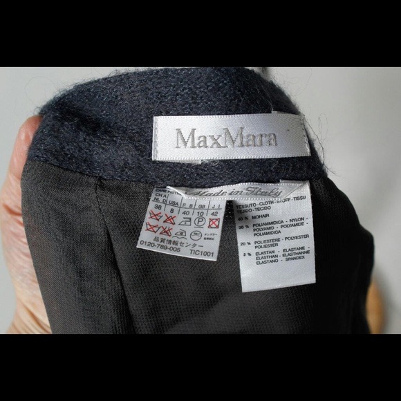 [SOLD] MaxMara Mohair Double Wrap Sarong Skirt - Picture 3 of 4