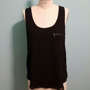 Naked Zebra Zippered Tank
