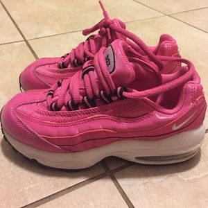 Little Girls Pink AirMax Nike sneakers