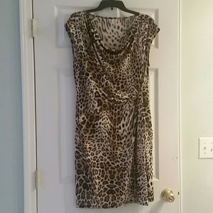 Leopard print dress