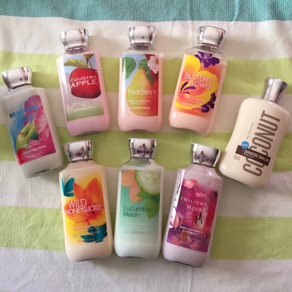 Bath&Body Works lotions