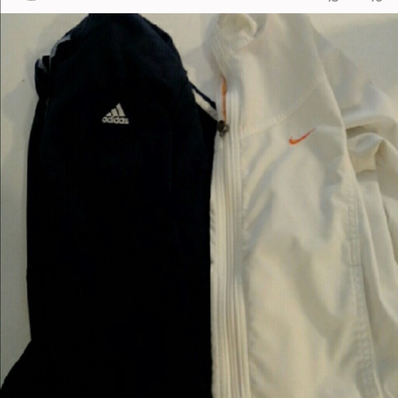 Adidas and Nike sweaters